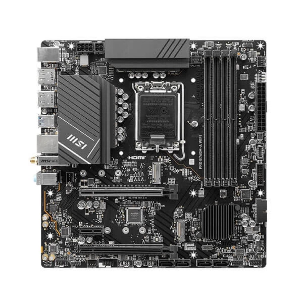 Msi Pro B760M-A Wifi DDR5 Motherboard Msi Pro B760M-A Wifi DDR5 Motherboard