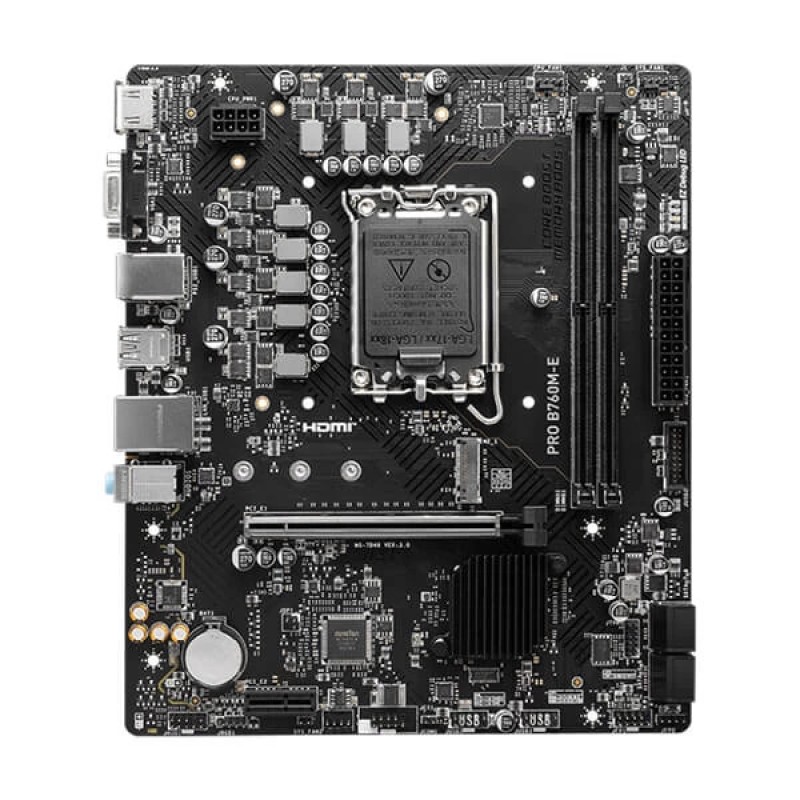 Msi Pro B760M-E DDR5 Motherboard Msi Pro B760M-E DDR5 Motherboard
