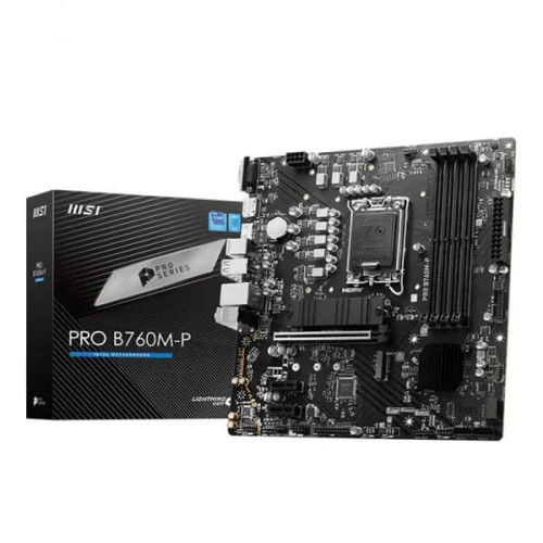 MSI Pro B760M-P DDR5 Motherboard MSI Pro B760M-P DDR5 Motherboard