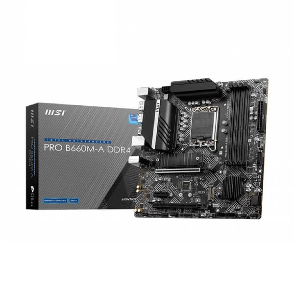 Msi PRO B660m-A DDR4 Motherboard Msi PRO B660m-A DDR4 Motherboard