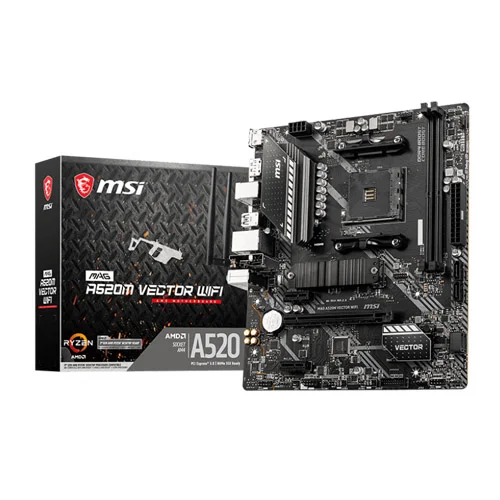 Msi A520m Vector Wifi Motherboard Msi A520m Vector Wifi Motherboard