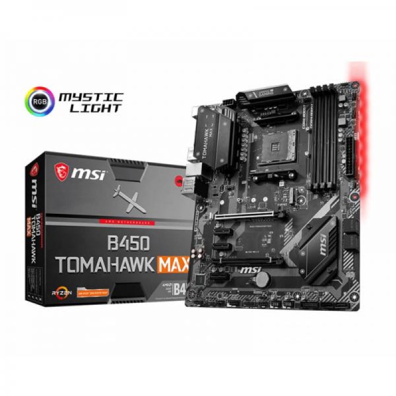 Msi B450 Tomahawk Max Motherboard Msi B450 Tomahawk Max Motherboard