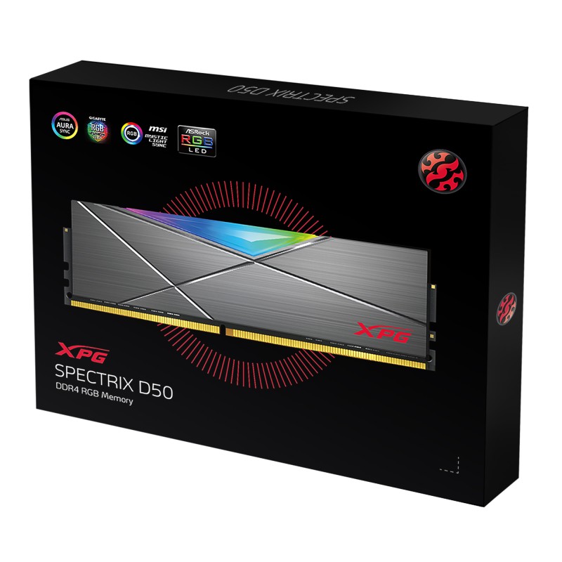 ADATA XPG SPECTRIX D50 Series 16GB (8GBx2) DDR4 3200MHz RGB