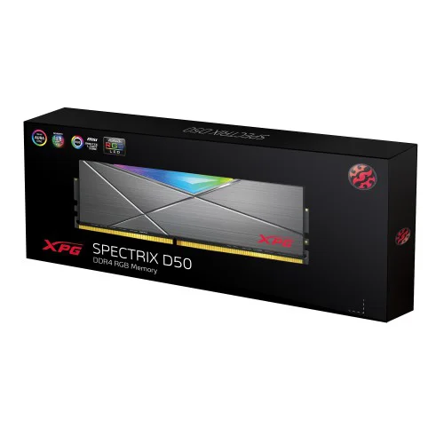 ADATA XPG SPECTRIX D50 Series 8GB (8GBx1) DDR4 3600MHz RGB