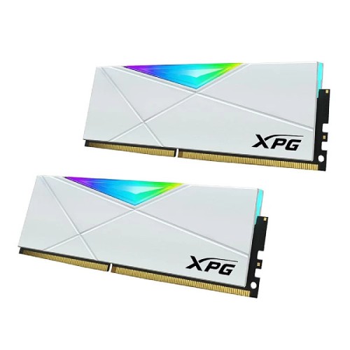 ADATA XPG SPECTRIX D50 Series 16GB (8GBx2) DDR4 3200MHz RGB White ADATA XPG SPECTRIX D50 Series 16GB (8GBx2) DDR4 3200MHz RGB White