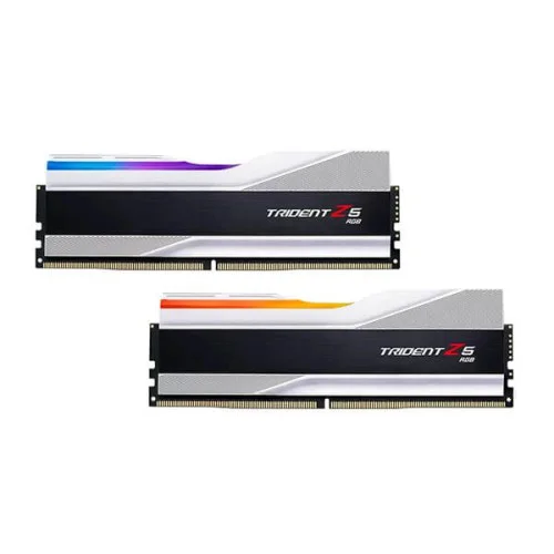 G.Skill Trident Z5 RGB 32GB (16GBx2) DDR5 6000MHz Silver G.Skill Trident Z5 RGB 32GB (16GBx2) DDR5 6000MHz Silver