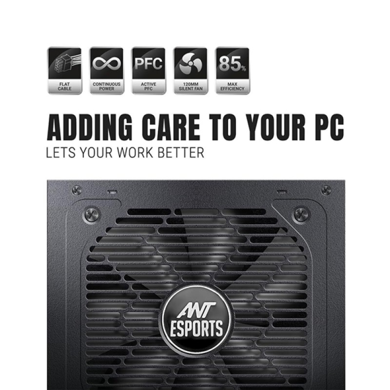 Ant Esports FP550B Force Bronze Gaming Power Supply Ant Esports FP550B Force Bronze Gaming Power Supply