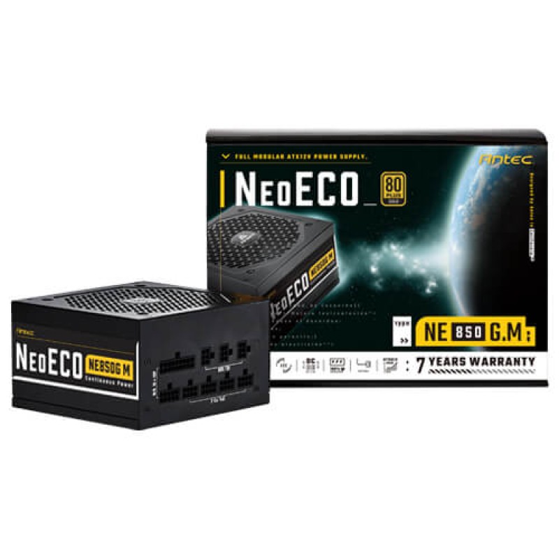 Antec NE850 80 Plus Gold Full Modular Power supply Antec NE850 80 Plus Gold Full Modular Power supply