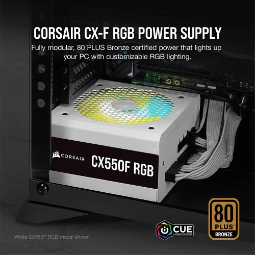 Corsair CX650F RGB 80+ Bronze Full Modular Corsair CX650F RGB 80+ Bronze Full Modular