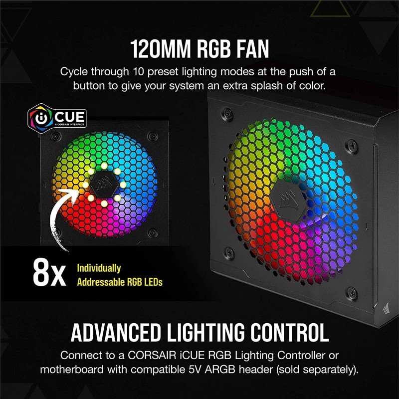 Corsair CX650F RGB 80+ Bronze Full Modular Corsair CX650F RGB 80+ Bronze Full Modular