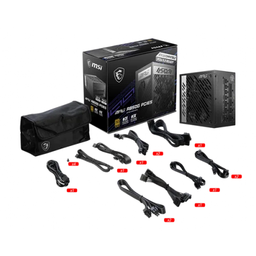 Msi MPG A850G PCIE5 850w 80 Plus Gold Full Modular Power Supply Msi MPG A850G PCIE5 850w 80 Plus Gold Full Modular Power Supply