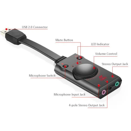 Ant Esports 7.1 USB Sound Card Ant Esports 7.1 USB Sound Card