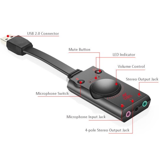 Ant Esports 7.1 USB Sound Card Ant Esports 7.1 USB Sound Card