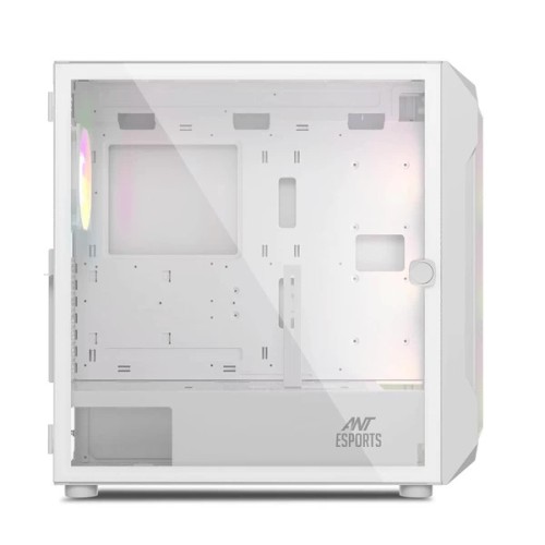 Ant Esports ICE-410TG Mesh ARGB White Gaming Cabinet