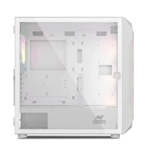 Ant Esports ICE-410TG Mesh ARGB White Gaming Cabinet