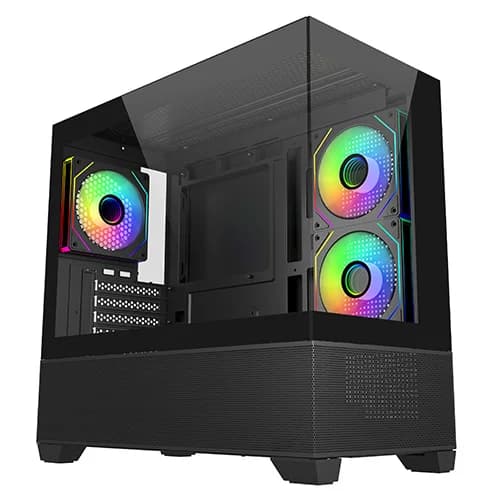 Cooler Master Elite 490 ARGB M-ATX Case Black
