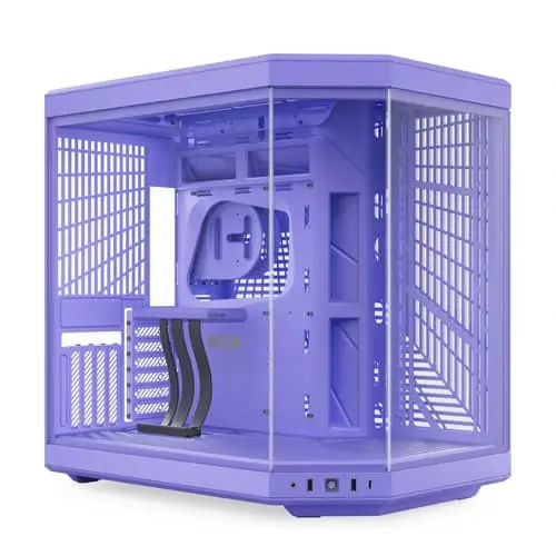 HYTE Y70 E-ATX Mid Tower Case Taro Milk
