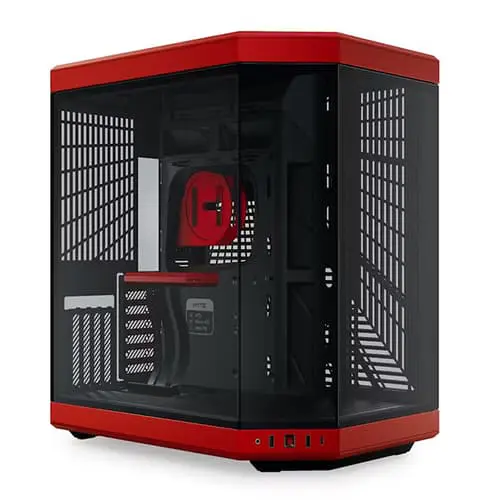 HYTE Y70 E-ATX Mid Tower Case Black and Red HYTE Y70 E-ATX Mid Tower Case Black and Red