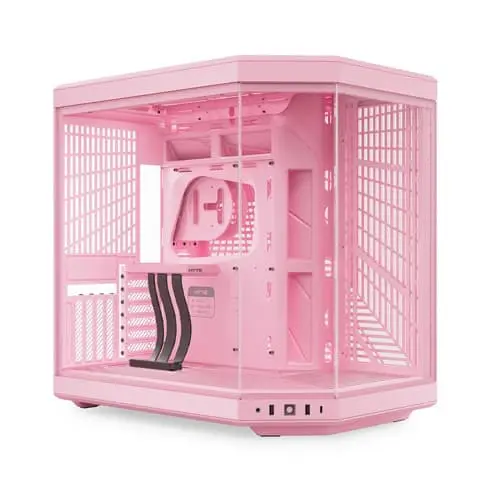 HYTE Y70 E-ATX Mid Tower Case Strawberry Milk HYTE Y70 E-ATX Mid Tower Case Strawberry Milk