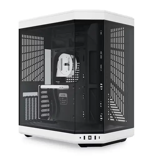 HYTE Y70 E-ATX Mid Tower Case Black and White