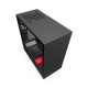 NZXT H510 Matte Black-Red