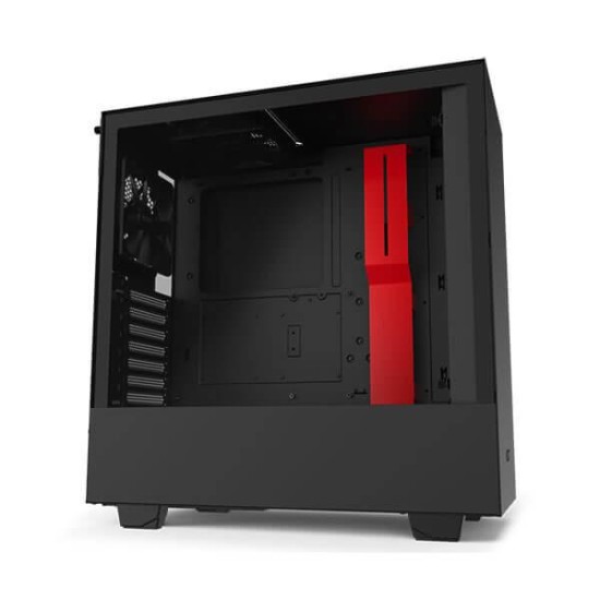 NZXT H510 Matte Black-Red