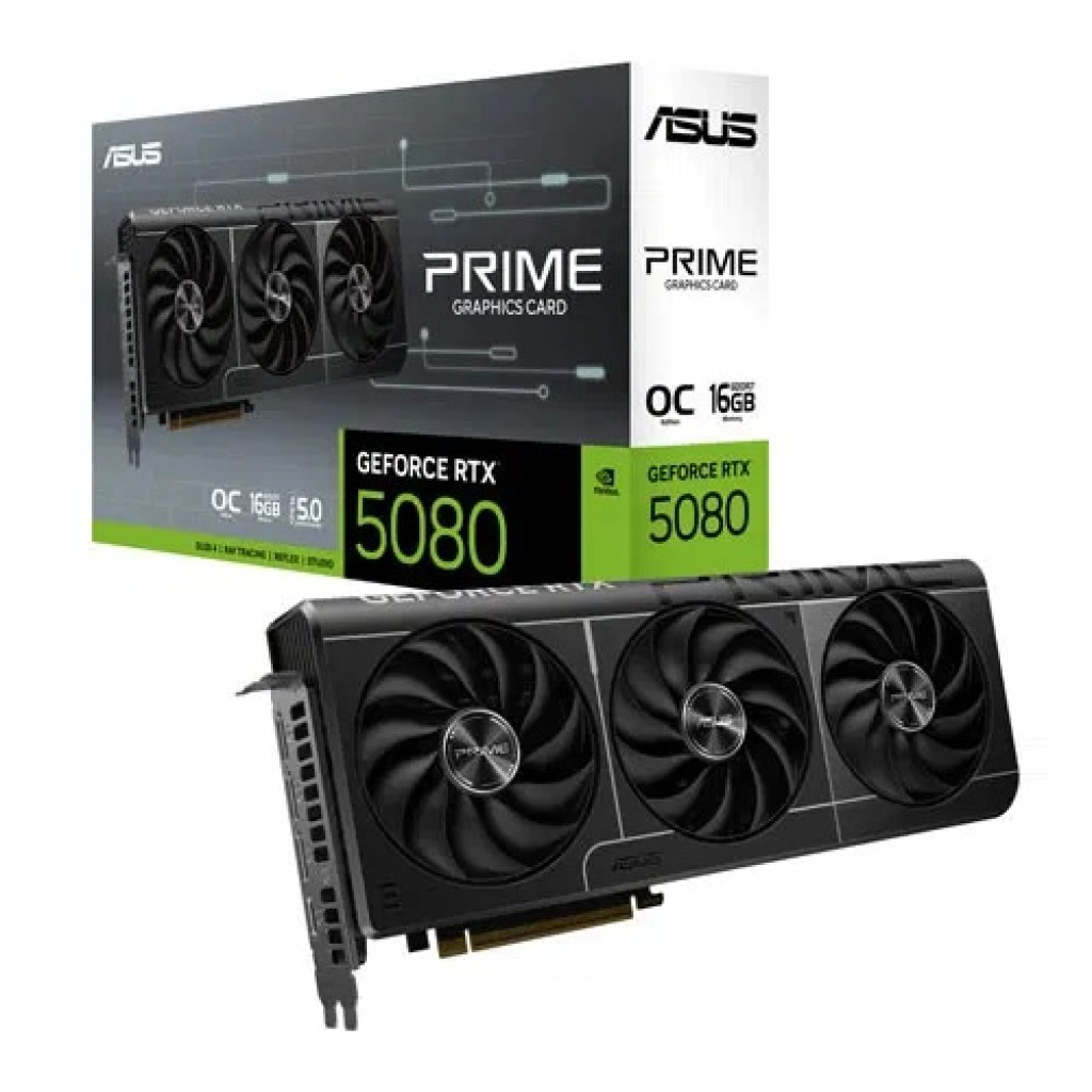ASUS Prime RTX 5080 OC 16GB ASUS Prime RTX 5080 OC 16GB