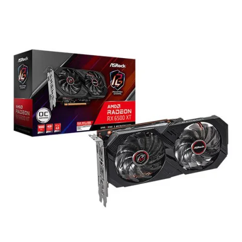 ASRock RX 6500 XT Phantom Gaming D OC 4GB ASRock RX 6500 XT Phantom Gaming D OC 4GB