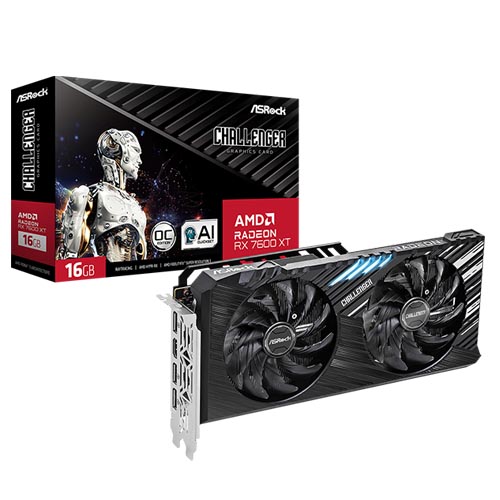 Asrock AMD Radeon RX 7600 XT Challenger 16GB OC Asrock AMD Radeon RX 7600 XT Challenger 16GB OC