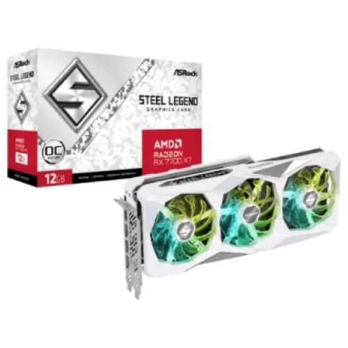 ASRock Radeon RX 7700 XT Steel Legend 12GB OC ASRock Radeon RX 7700 XT Steel Legend 12GB OC