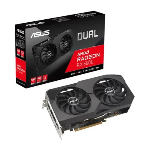 ASUS DUAL RADEON RX 6600 V2 8GB ASUS DUAL RADEON RX 6600 V2 8GB