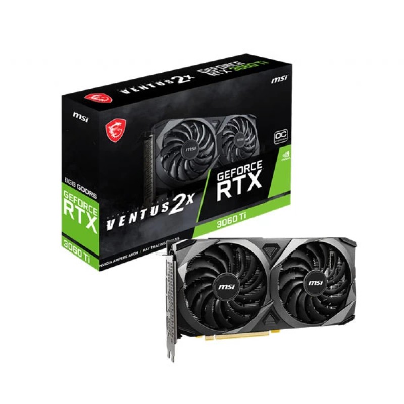 Msi RTX 3060 Ti Ventus 2X OCV1 LHR Msi RTX 3060 Ti Ventus 2X OCV1 LHR