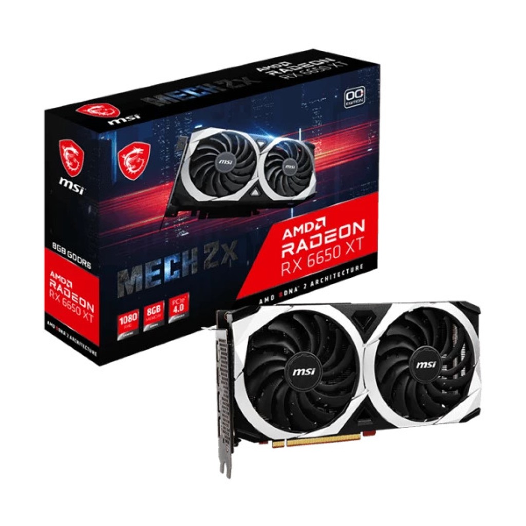 Msi RX 6650 XT Mech 2X OC 8GB Msi RX 6650 XT Mech 2X OC 8GB