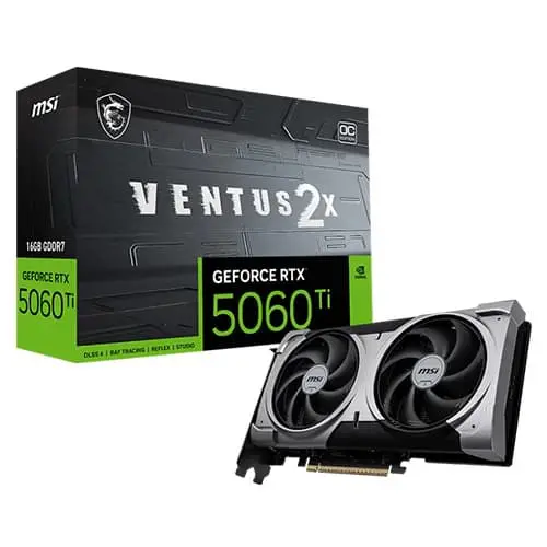 MSI RTX 5060 Ti Ventus 2X OC Plus 16GB MSI RTX 5060 Ti Ventus 2X OC Plus 16GB