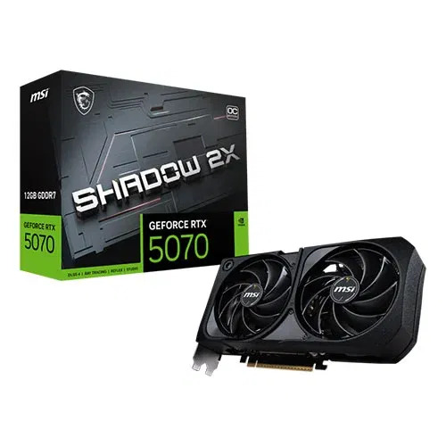 MSI RTX 5070 Shadow 2X OC 12GB MSI RTX 5070 Shadow 2X OC 12GB