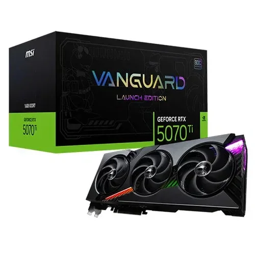 MSI RTX 5070 Ti Vanguard SOC Launch Edition 16GB MSI RTX 5070 Ti Vanguard SOC Launch Edition 16GB