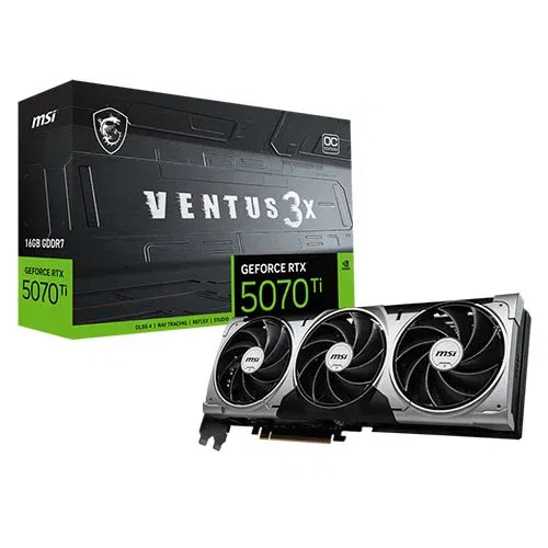 MSI RTX 5070 Ti Ventus 3X OC 16GB MSI RTX 5070 Ti Ventus 3X OC 16GB