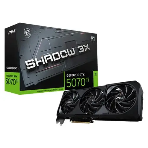 MSI RTX 5070 Ti Shadow 3X OC 16GB MSI RTX 5070 Ti Shadow 3X OC 16GB