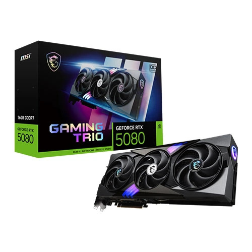 MSI RTX 5080 Gaming Trio OC 16GB MSI RTX 5080 Gaming Trio OC 16GB