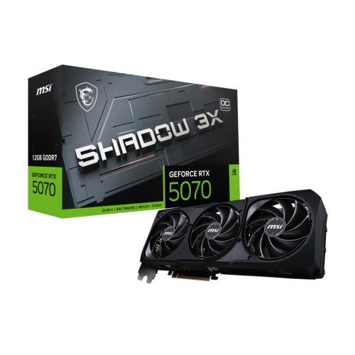MSI RTX 5070 Shadow 3X OC 12GB MSI RTX 5070 Shadow 3X OC 12GB