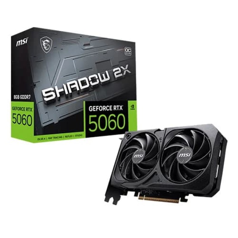 MSI RTX 5060 Shadow 2X OC 8GB MSI RTX 5060 Shadow 2X OC 8GB