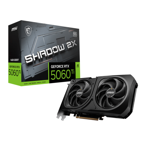 MSI RTX 5060 Ti Shadow 2X OC Plus 16GB