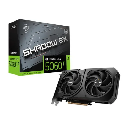 Msi RTX 5060 Ti 8GB SHADOW 2X OC PLUS Msi RTX 5060 Ti 8GB SHADOW 2X OC PLUS