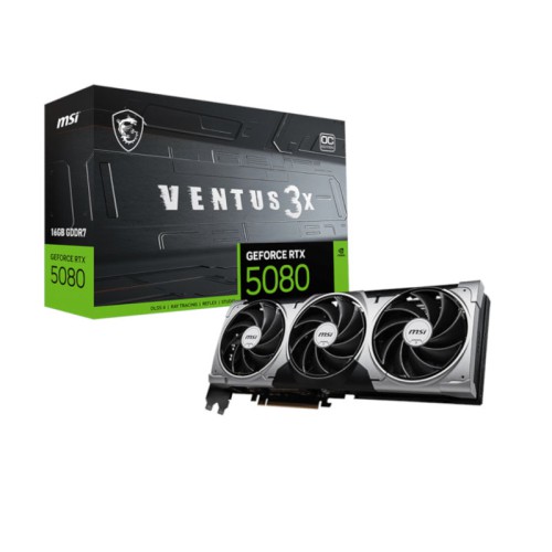 MSI RTX 5080 Ventus 3X OC 16GB MSI RTX 5080 Ventus 3X OC 16GB