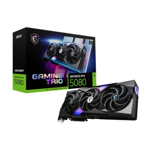 MSI RTX 5080 Gaming Trio 16GB MSI RTX 5080 Gaming Trio 16GB