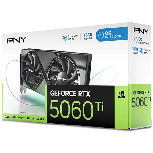 PNY RTX 5060 Ti OC Dual Fan 16GB PNY RTX 5060 Ti OC Dual Fan 16GB