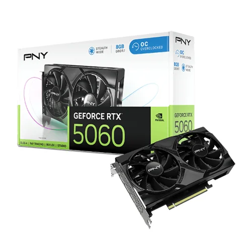 PNY RTX 5060 Dual Fan 8GB OC PNY RTX 5060 Dual Fan 8GB OC