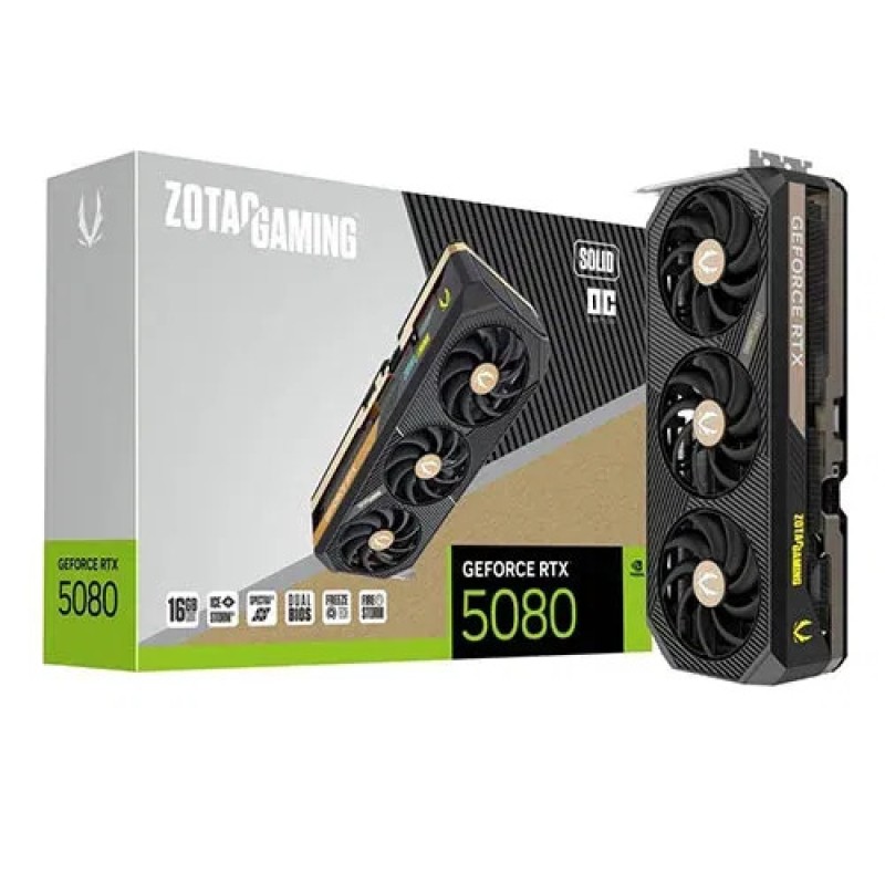 Zotac Gaming RTX 5080 Solid OC 16GB Zotac Gaming RTX 5080 Solid OC 16GB