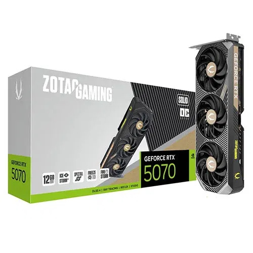 Zotac Gaming RTX 5070 Solid OC 12GB Zotac Gaming RTX 5070 Solid OC 12GB