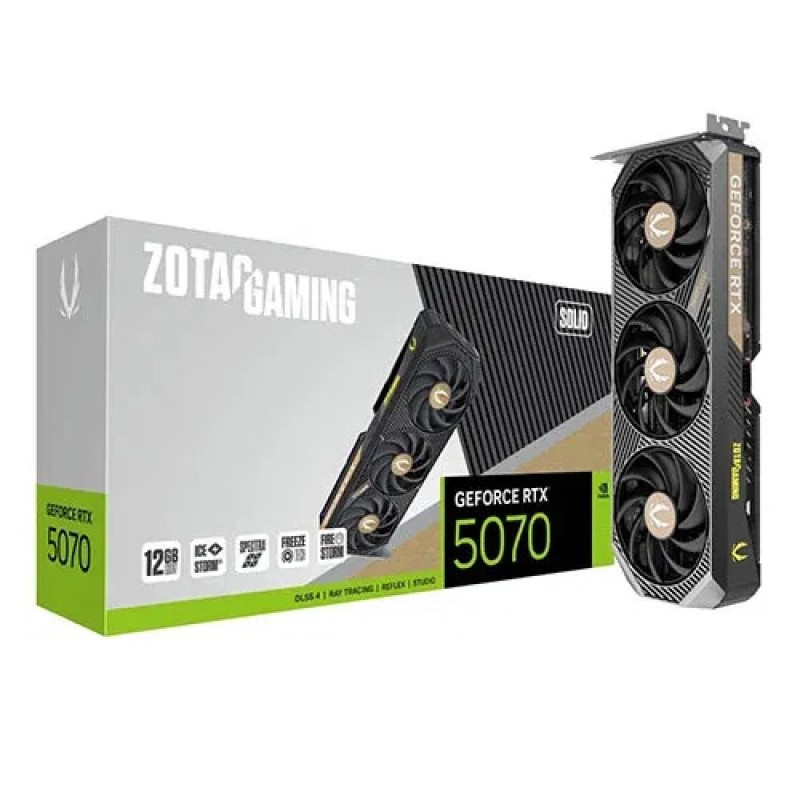 Zotac Gaming RTX 5070 Solid 12GB Zotac Gaming RTX 5070 Solid 12GB